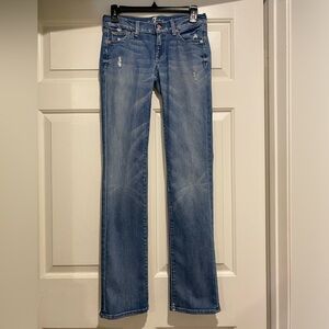 7 for all Mankind jeans size 25 distressed